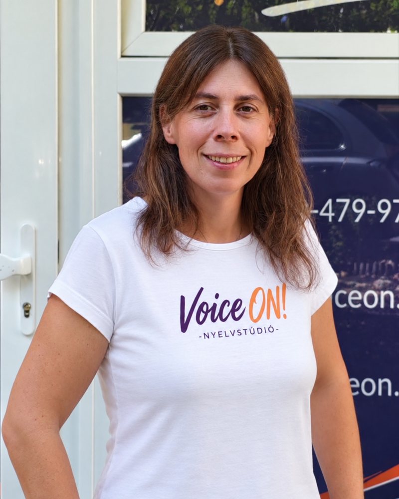 Vigh Viktória, a Voice ON! Nyelvstúdió angoltanára